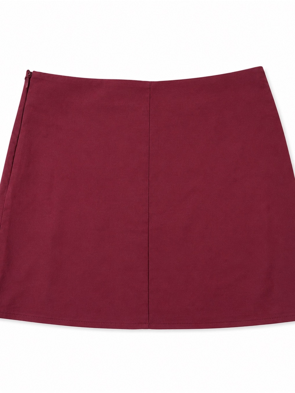 H&M Burgundy Mini Skirt with Twin Bows - Picture 2 of 4